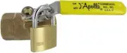 1" Backflow W/Lock Handle Ball Valve