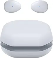 Mini Wireless Bluetooth Earbuds, Tiny Semi in-Ear Headphone Small/Light/Thin for Sleep on Side/Work/Fitness/Run/Drive, Stream Music or Podcasts from iPhone/Android Phones(White Gray)…