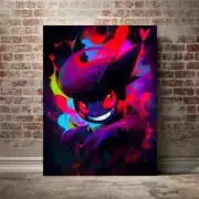 Monster Night Elf Gengar peripheral posters modern room decoration 55x80cm U