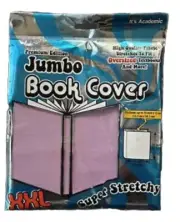 IT’S ACADEMIC JUMBO BOOK COVER | Premium Edition | Super Stretchy | Purple | NEW