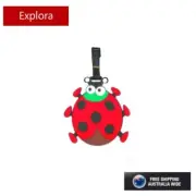 LADYBIRD NAME TAG, ID LABLE FOR LUGGAGE, SUITCASE, SCHOOL BAG