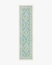 75' x 305' | Machine Washable Runner Rug | Kid & Pet Friendly | Indoor Rug | Mrs. Alice Skye Blue Multicolour Rug | Ruggable