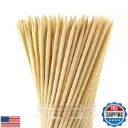 Natural Bamboo Skewers 16” (200 PCS) for BBQ，Appetiser，Fruit，Cocktail，Kabob，C