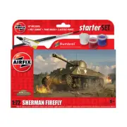 Airfix Model Kit Sherman Firefly - Small Starter Set New