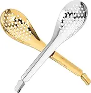 BIUDECO Set of Slotted Spoons Slotted Spoon Poached Egg Small Daily Use for Kitchen