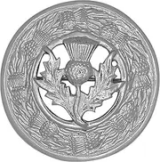 [Gentry Choice] Celtic Plaid Brooch Highlander Kilt Pin Chrome finishes Antique Norse Jewelry Antique Finish Scottish Accessories