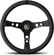 Racing 14Inch 60th Anniversary Steering Wheel Car JDM Drift Leather Steering Wheel Volantes,Compatible With VW,Compatible With TOYOTA,Compatible With BMW