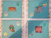 Handmade Greeting Cards -(set of 8) Easter Cards with Messages and Envelopes
