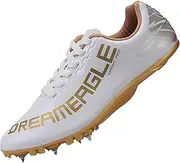 [TURAFO] Mens Track and Field Shoes Teenagers Spikes Sneakers Boys Track Race Jumping Professional Running Nail Spikes Shoes Boys Girls