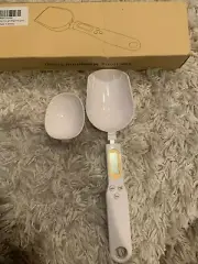 Electronic Measuring Spoon Scoop Food Water Scale LED Display Cup Detachable