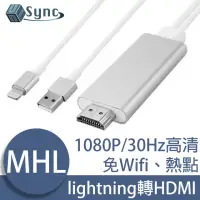 在飛比找momo購物網優惠-【UniSync】iPhone/iPad lightning