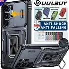 For Samsung S25 S24 S23 S22 S21 S20 FE Ultra A16 A56 Case Shockproof Ring Cover