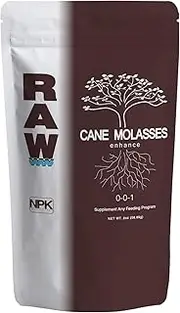 RAW Cane Molasses 2oz - Excellent Source of Carbohydrates, Bio-Stimulant, Soil Life Booster - 100% Natural sugars