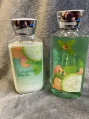 Bath & Body Works Cucumber Melon Shower Gel & Body Lotion Full Size 2 Piece Set