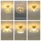 LED Ceiling Light Crystal Downlight Chandelier Fixture Lamp Aisle Corridor Light