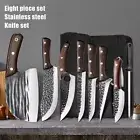 5-8PCS Japanese Kitchen Knife Set Chef Slicer Damascus Steel Meat Cutter Utility