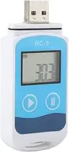 Portable USB Temperature Data Logger, Mini Recording Thermometer, Temperature Sensor for Refrigerated Containers Refrigerated Trucks Refrig