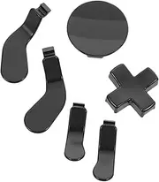 OSALADI Set of 6 Metal Controller Paddles Replacement Parts for Gamepad Controllers Black for 2