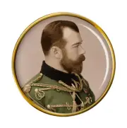 Czar Nicholas II of Russia Pin Badge