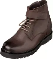 CALTO Men's Invisible 3.2" Height Increasing Elevator Sneak-Boot Work Style