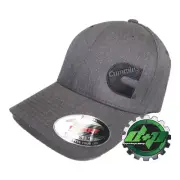 Cummins hat ball cap fitted flex fit flexfit stretch ram dk gray denim s/m