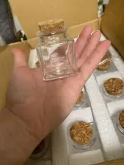 15 Pack Small Glass Bottles with Cork 17 oz50ml Mini Jars with Twine and Tags
