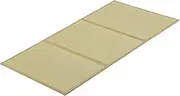 FULI Japanese Tatami Mattress, Igusa Mat (Japanese Rush Grass) Folds in Three, Made in Japan (Natural, Twin)