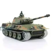 US Stock HengLong German Panther V RTR 1/16 7.0 RC Infrared Tank Metal Tracks