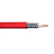 ICA12-50JPLLR 1/2" ClearFill Line Plenum Rated Air Dielectric Coaxial Cable Red