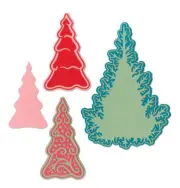 Sizzix Thinlits Die Fairy Set Background Trees 7pc by Jorli Perine