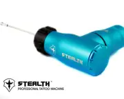 STEALTH HELLFIRE Cartridge Needle Tattoo Machine Rotary Motor Liner Shader BLUE
