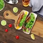 Taco Stand for 8 Tacos Burritos Taco Holder Stand 8 Tacos Rolls Tray Kitchen