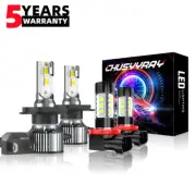 For Honda Ridgeline 2006-2014 4x LED High Low Beam Headlight+Fog Light Bulbs Kit (for: Smart)