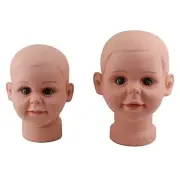 Small Baby Girl Children Mannequin Manikin Head For Wig Hats Display Show Stand