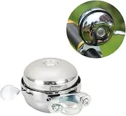 Retro Bike Bell Stylish Cycling Horn with Loud Sound Lightweight for Easy Mounting Road Bikes Silver Color