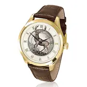 Let Your Spirit Be Free Gold-Plated Watch