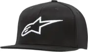 Alpinestars Ageless Flatbill Flexfit Hat Black/White
