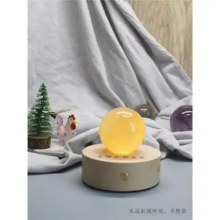 實木LED水晶琉璃小夜燈USB充電發光底座香熏花瓶酒瓶擺件工藝品