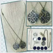 ENDLESS INFINITY KNOT ESSENTIAL OIL DIFFUSER NECKLACE AROMATHERAPY OILS 21"
