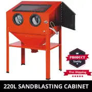 Sandblasting Cabinet Upright Heavy Duty 220L Capacity Cabinet for Sand Blasting