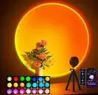 Sunset Lamp Multicolor Changed Night Light Projector with Button Switch New