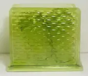 Bradshaw Home Textured Plastic Napkin Holders & Salt & Pepper Shaker Green NIP