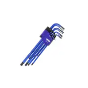 SP Tools 9Pcs Ball Drive Hex Key Set - Metric Black Colour Coded Cr-V Steel