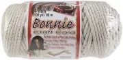 Bonnie Macrame Craft Cord 4mmX100yd-Lamb's Wool (Pack of 2)
