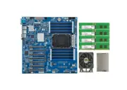 GIGABYTE MS33-AR0 Motherboard With Intel Xeon Gold 6430 QS 32Cores CPU 128GB RAM