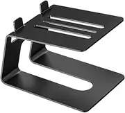 Audio Stand Studio Riser Adjustable Speaker Stand Mount Portable Speakers Desktop Gaming Stands Sound Computer Speaker Metal Stand Tabletop Speaker Holder Iron Black