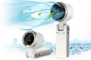 Portable Handheld 5-Speed Adjustable Mini Turbo Fan-White