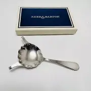 Reed Barton Silver Plated Cocktail Spoon Cafe Royale with Box