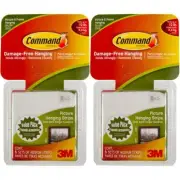 Command Picture Hanging Strips, Medium, White, 12 Pairs per Pack, Sold as 2...
