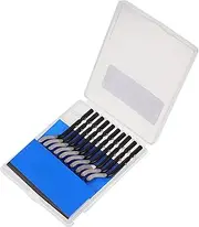 Utility Knife Trimming Blade 10pcs Deburring Scraper Kit Stainless Steel for Precision Work